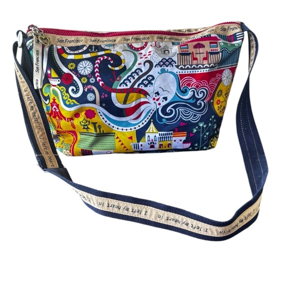 San Francisco Graphic Bag”I left my heart in”San Francisco travel tourist - Picture 1 of 9